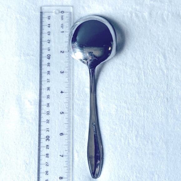 Vintage Kordun Stainless Steel Serving Spoon - Yugoslavia, Gravy Spoon Serveware - Picture 4 of 4